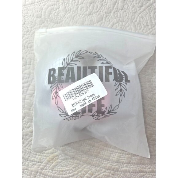 Bangs Clip-In Human Hair Extensions*6" Bang *10" Temple *Med Brown*Halloween - Picture 5 of 7